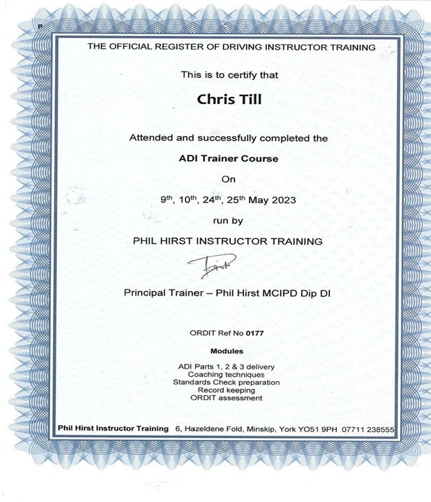 cpd certificate